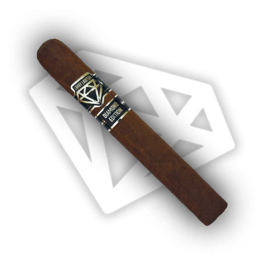 A single Toro cigar with a dark brown wrapper, lying on a white surface, prominently displaying the brand and product information.